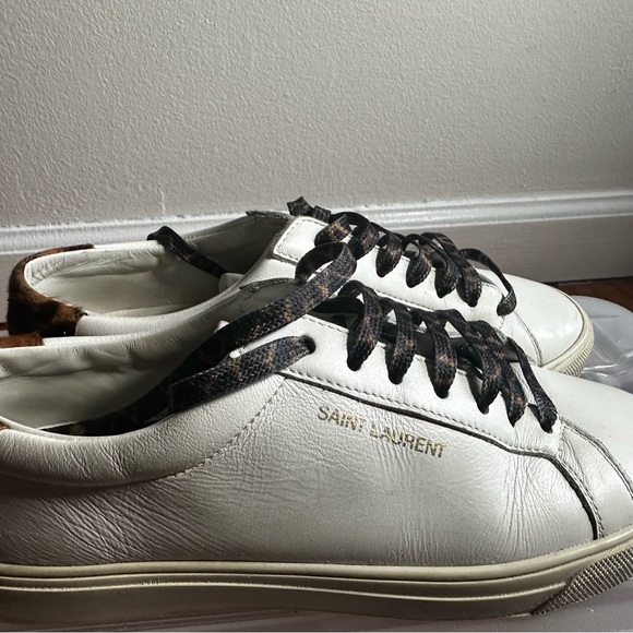 Saint Laurent “Andy” leather sneaker . - Picture 9 of 17
